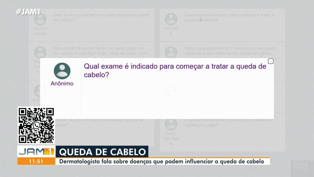 Doenças que podem influenciar queda de cabelo